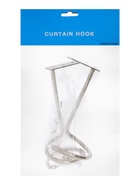 Крючок - держатель для штор на стену CAPPIO KS044, металлический, цвет хром, 2 шт - фото 61616199