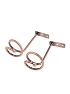 Крючок - держатель для штор на стену CAPPIO KS044, металлический, цвет медь, 2 шт. - фото 809348441