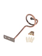 Крючок - держатель для штор на стену CAPPIO KS044, металлический, цвет медь, 2 шт. - фото 809348444