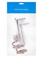 Крючок - держатель для штор на стену CAPPIO KS044, металлический, цвет медь, 2 шт. - фото 809348445