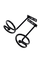 Крючок - держатель для штор на стену CAPPIO KS044, металлический, цвет черный, 2 шт - фото 61616210