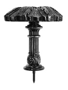 Крючок для штор CAPPIO KS035, d=9.8 мм, цвет серебро, 2 шт - фото 61616218