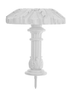 Крючок для штор CAPPIO KS035, d=9.8 мм, цвет кремовый, 2 шт - фото 61616223