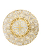 Крючок для штор CAPPIO KC211, d=9.6 мм, цвет белый с золотом, 2 шт - фото 61616228