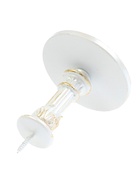 Крючок для штор CAPPIO KC211, d=9.6 мм, цвет белый с золотом, 2 шт - фото 61616230