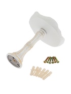 Держатель для штор CAPPIO KS036, d=9.5 мм, белый, 2 шт. - фото 61616242