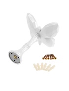 Крючок для штор CAPPIO KS037, цвет белый, 2 шт - фото 61616248