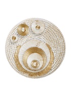 Крючок для штор CAPPIO KS038, d=11 см, цвет белый с золотом, 2 шт - фото 61616264