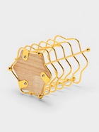 Сушилка для столовых приборов «Доляна. Старлайт», 11×11×15.5 см, золотистая - Фото 5