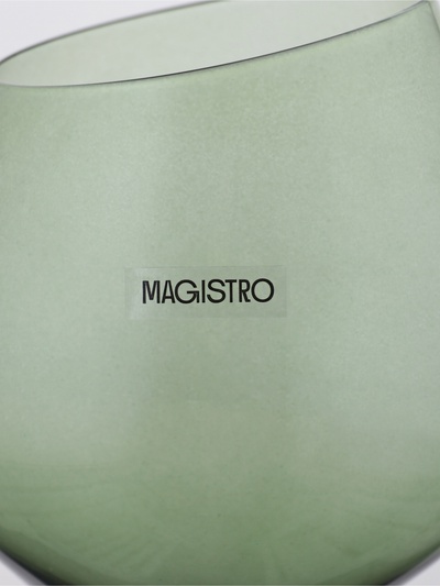 Набор бокалов для вина Magistro «Иллюзия», 540 мл, 4 шт., 10×24 см, зелёные
