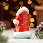 УЦЕНКА Сувенир «Дед Мороз Снеговей», красная шуба, 10 см, фарфор 10961631