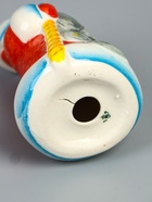 УЦЕНКА Сувенир «Дед Мороз Снеговей», красная шуба, 10 см, фарфор 10961631