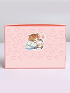 Коробка складная «Люблю», 21×15×5 см - фото 61616310