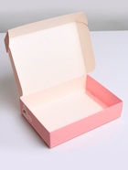 Коробка складная «Люблю», 21×15×5 см - фото 61616311