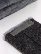 Домик для кошек с когтеточкой, квадратный, 33×40×103 см, ковролин, серый - фото 61616325