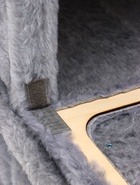 Домик для кошек с когтеточкой, 33×40×103 см, квадратный, ковролин, серый - Фото 7