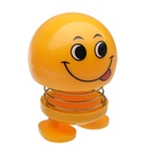 УЦЕНКА Смайл на пружинке, на панель в авто, язык, желтый - Фото 2