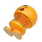 УЦЕНКА Смайл на пружинке, на панель в авто, язык, желтый - Фото 3