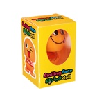 УЦЕНКА Смайл на пружинке, на панель в авто, язык, желтый - Фото 4