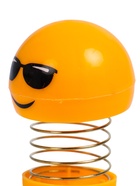 УЦЕНКА Смайл на пружинке, на панель в авто, в очках, желтый - Фото 7