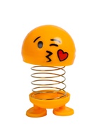 УЦЕНКА Смайл на пружинке, на панель в авто, сердечко, желтый - Фото 8