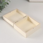 УЦЕНКА Шкатулка дерево под роспись «Прямоугольная» без замка 10×9×5 см 10961695