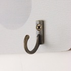 УЦЕНКА Крючки декоративные дерево «Абстракция. Цветок в вазе» 1.5×23.5×12.5 см 10961704