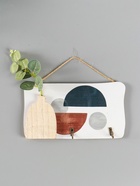 УЦЕНКА Крючки декоративные дерево «Абстракция. Цветок в вазе» 1.5×23.5×12.5 см 10961704