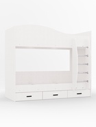 Кровать двухъярусная «Клик Мебель», с ящиками, 2030×1090×1700 мм, цвет белый шёлк - Фото 1