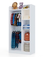 Шкаф распашной двухстворчатый «Клик Мебель. Ушастый», 860×450×1700 мм, цвет белый - Фото 2