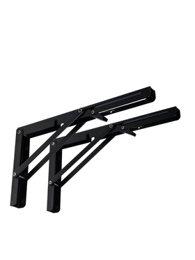 {{photo.Alt || photo.Description || 'УЦЕНКА Кронштейн складной для столов и полок ТУНДРА, K001, 2 шт., длина 300 мм, сталь цвет черный 9'}}