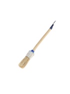 УЦЕНКА Кисть круглая ТУНДРА, натуральная щетина, деревянная рукоятка, № 2, 20 мм - Фото 1