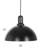 Светильник подвесной 2513/1, Е27, 40 Вт, 25×84 см, чёрный 10957686