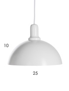 Светильник подвесной 2513/1, Е27, 40 Вт, 25×84 см, белый 10957687