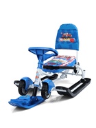 УЦЕНКА Снегокат «Тимка спорт 6 Машинки», ТС6/БГ Nika - Фото 10