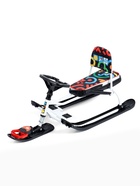 УЦЕНКА Снегокат «Тимка спорт 4-1», ТС4-1/ГФ, со спинкой и ремнём безопасности - Фото 6