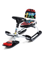 УЦЕНКА Снегокат «Тимка спорт 4-1», ТС4-1/ГФ, со спинкой и ремнём безопасности - Фото 7