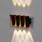 УЦЕНКА Светильник фасадный «Элегант», FSD-041, 8 Вт, 3000К, 4 луча, IP65, 220 В, пластик, черный 1 10961953