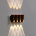 УЦЕНКА Светильник фасадный «Элегант», FSD-041, 8 Вт, 3000К, 4 луча, IP65, 220 В, пластик, черный 1 10961953