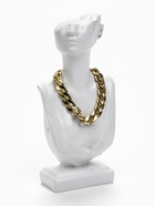 УЦЕНКА Бюст для украшений 4.5×9.5×20,5, дырка в ухе, цвет белый 10962042