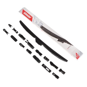 {{photo.Alt || photo.Description || 'УЦЕНКА Щетка стеклоочистителя FENOX, 21&quot;/530 мм, гибридная, крепления 15 в 1, WB53240'}}