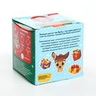 УЦЕНКА Набор для творчества: новогодний шар с отпечатком ручки Бемби, красный - Фото 3