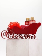 Подарочный набор новогодний в санях: 2 геля для душа, соль для ванны и мочалка, URAL LAB - фото 119552107