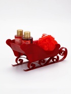 Подарочный набор новогодний в санях: 2 геля для душа, соль для ванны и мочалка, URAL LAB - фото 809348650