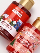 Подарочный набор новогодний в санях: 2 геля для душа, соль для ванны и мочалка, URAL LAB - фото 119552097