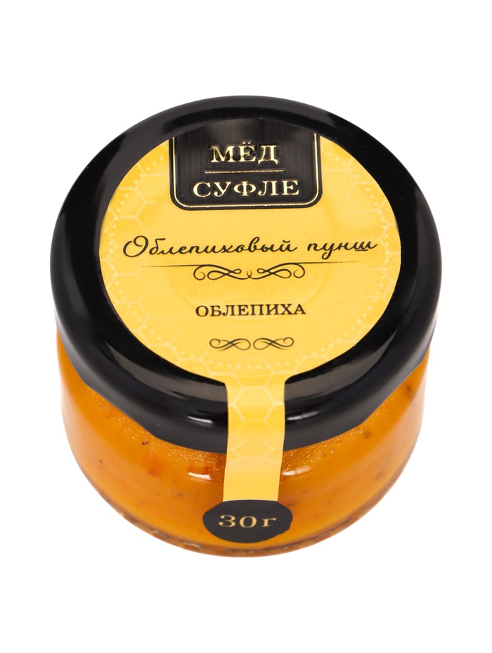 Мёд-суфле «Облепиховый пунш», с облепихой, 30 г - Фото 1
