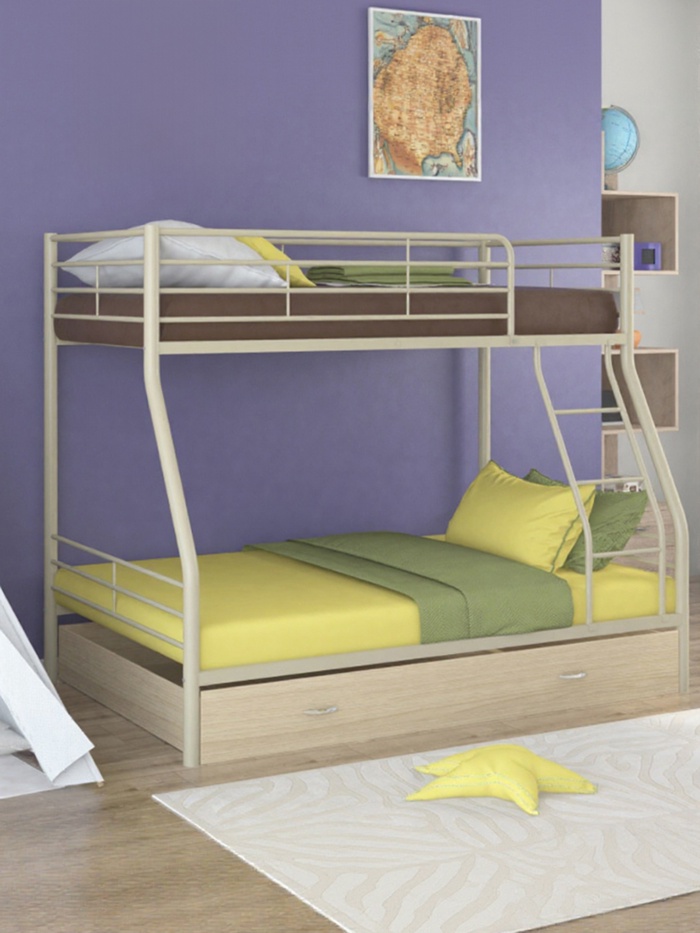 Кровать двухъярусная 