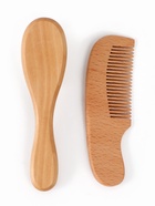 Набор деревянных расчесок детских с натуральной щетиной, 2 шт в коробке, M&B 10884908