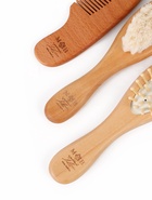 Набор деревянных расчесок детских с натуральной щетиной, 3 шт в коробке, M&B 10884912