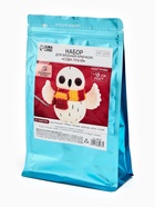 Набор для вязания игрушки «Белая сова»,18 см, амигуруми 10885033
